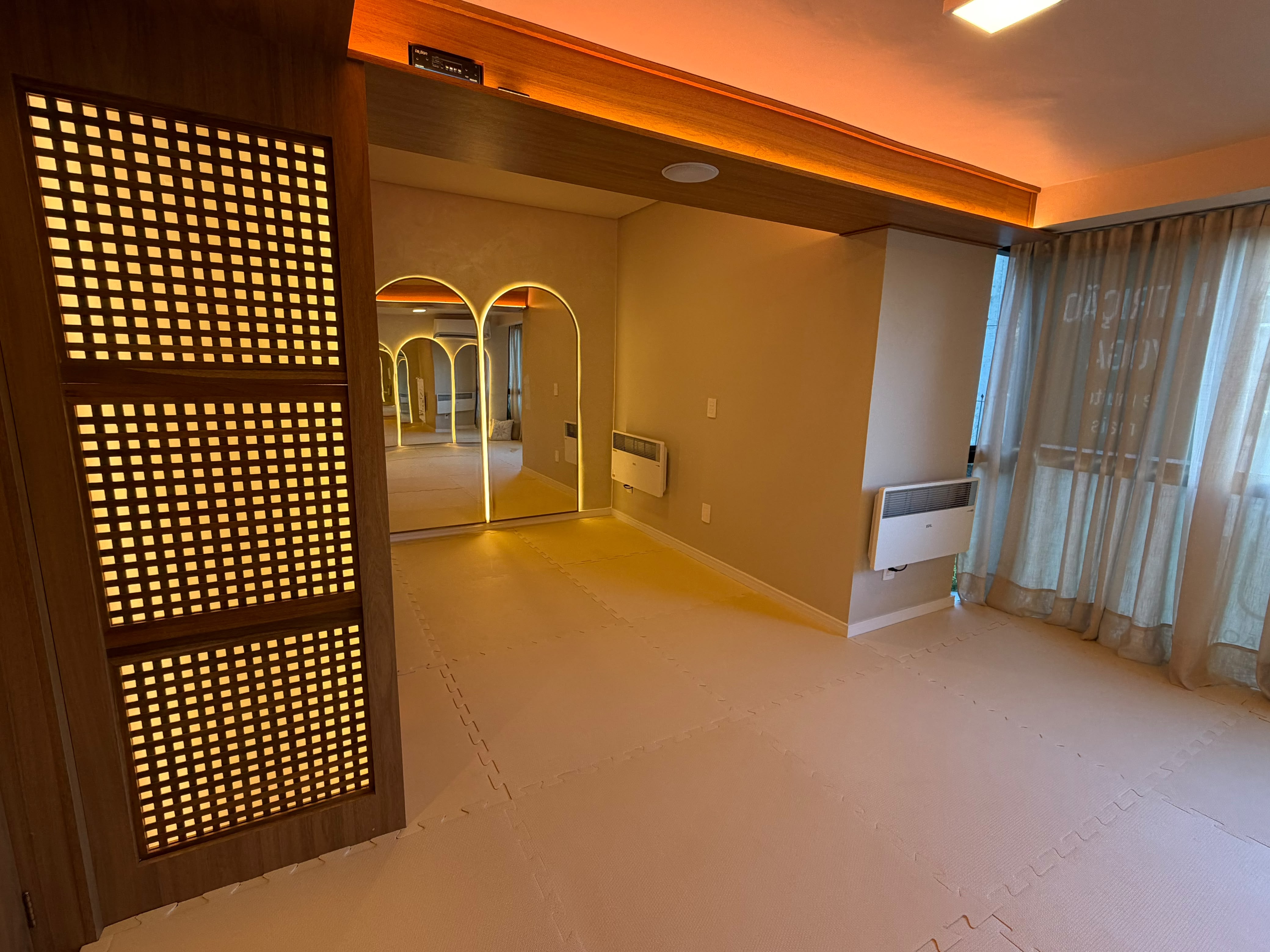 Sala atual de Yoga da Pratique em Gramado